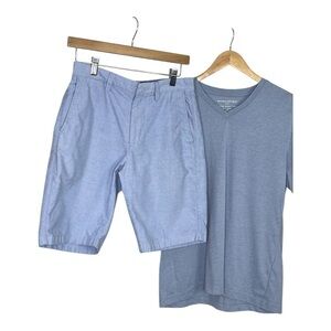 J crew Chambray flat front Shorts 29”